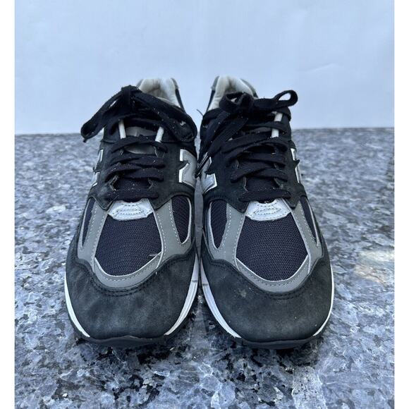 New Balance 990V2 Black Made In USA Lifestyle Sneakers Men's 12 Rare M990BL2 - Picture 3 of 11